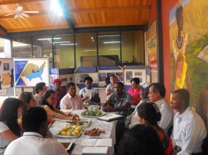 Reuniòn de trabajo Asambleìsta por Imbabura Agustìn Delgado y funcionarios del Ministerio de Cultura en El Juncal