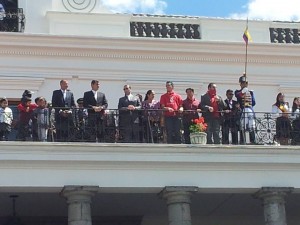 El Comité Ejecutivo de la JCE fue recibido en el cambio de Guardia Presidencial