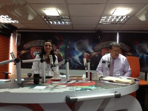 Entrevista en Radio Democracia con Gonzálo Rosero