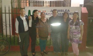 Junto a Marcia Miranda, delegados del CNE y CCPC.